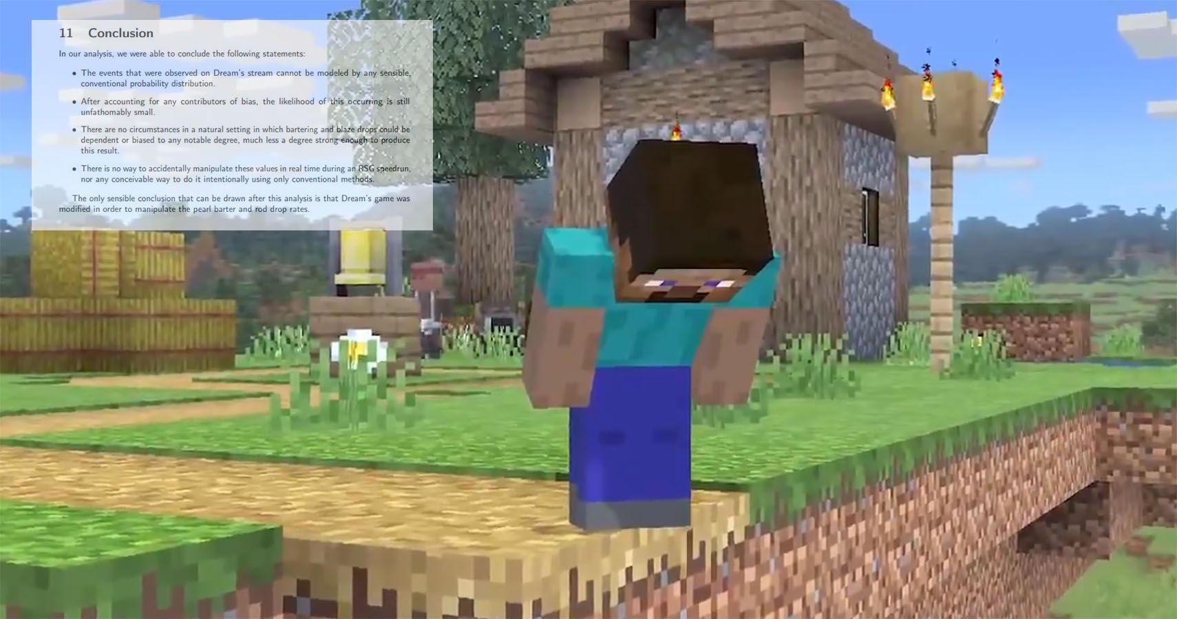 Dream's Minecraft speedrun removed from leaderboard as moderators accuse  him of cheating