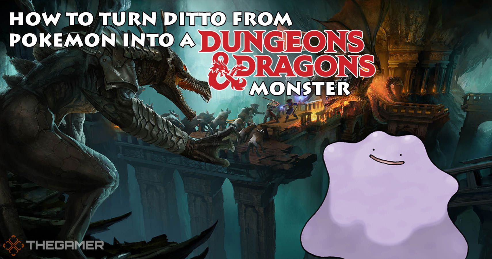 How To Turn Ditto From Pokemon Into A D&D Monster