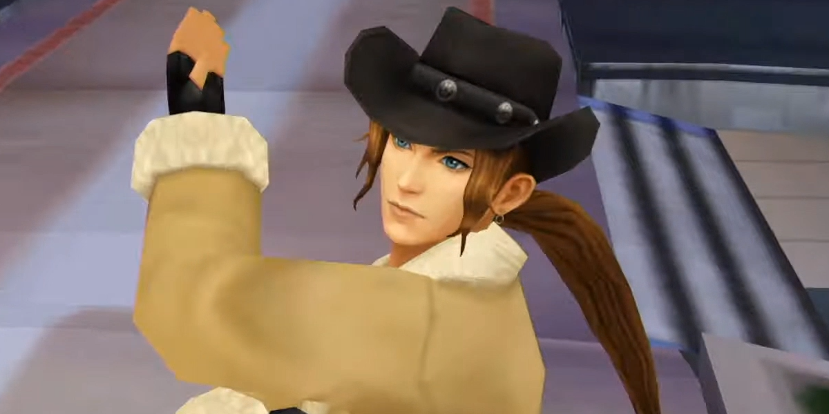 Irvine Kinneas from FF VIII with a cowboy hat