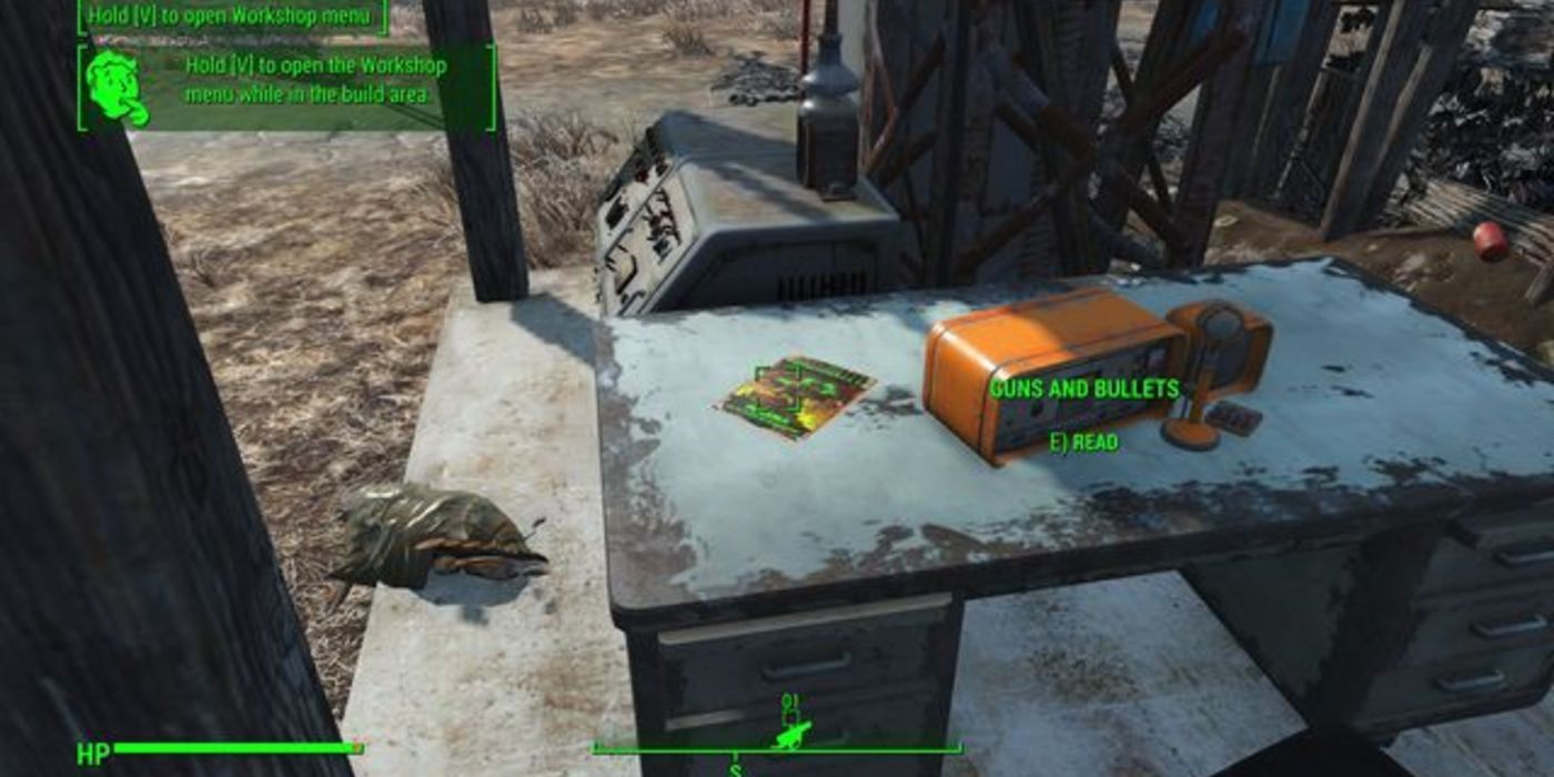 Fallout 4 guns and bullets magazine at the castle