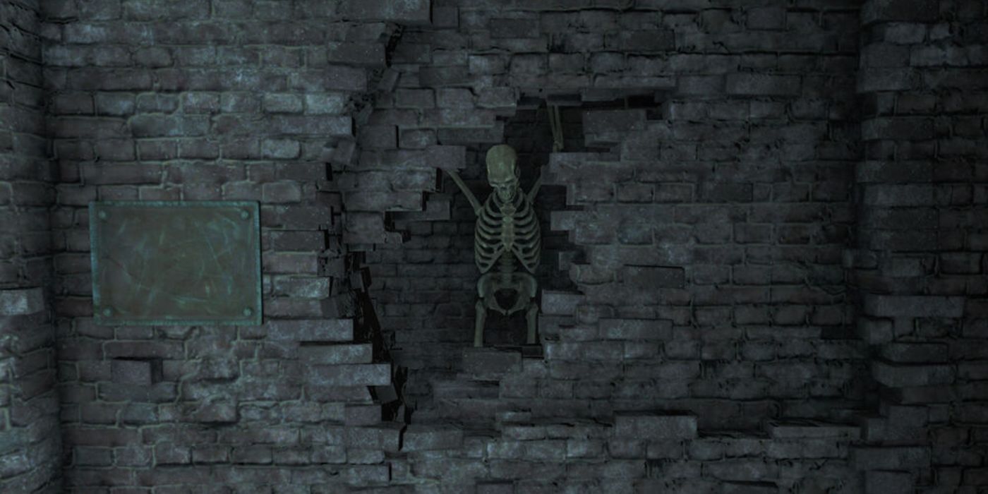 Fallout 4 Skeleton In Castle Tunnels