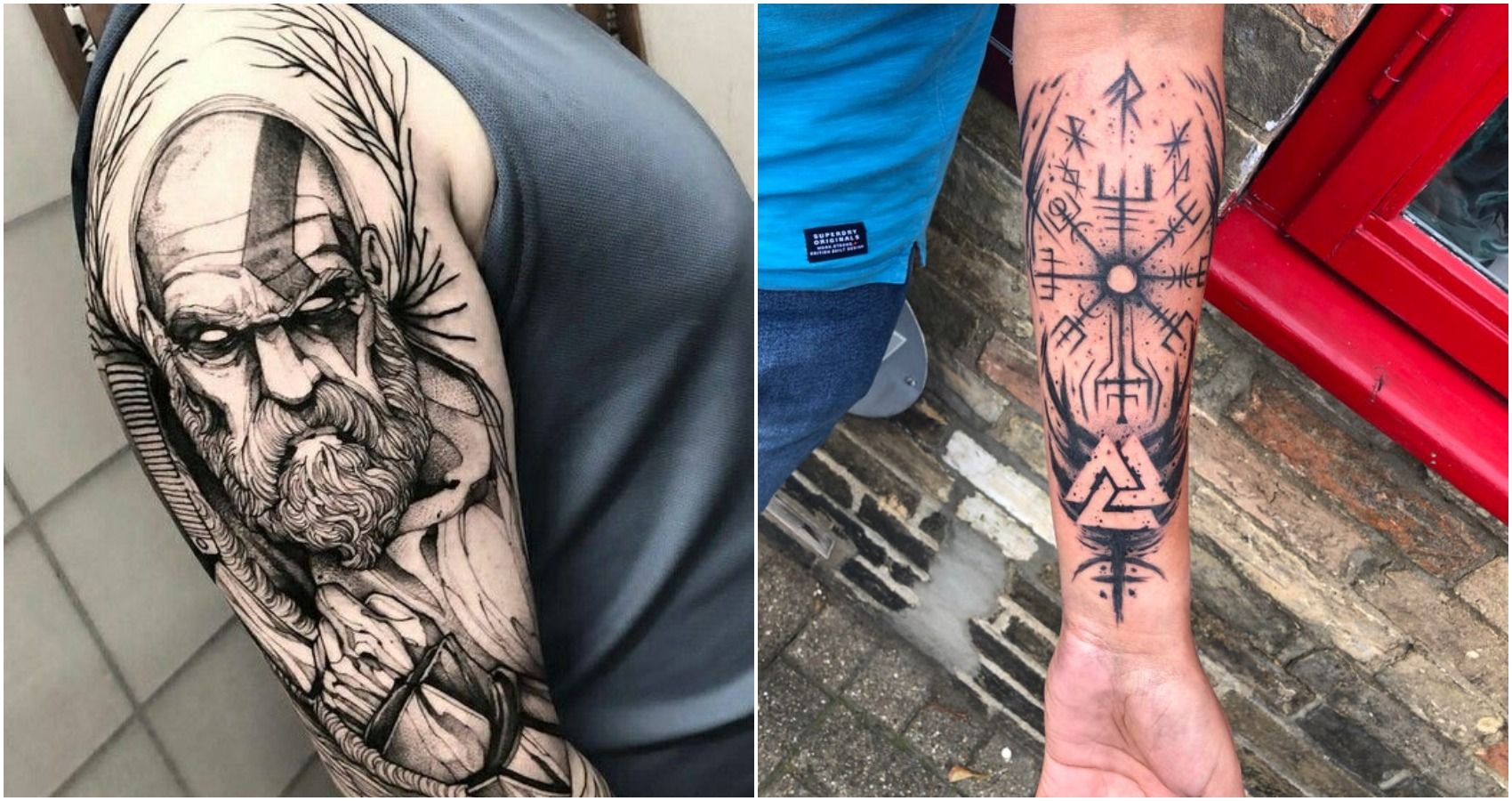God of war tattoos for men