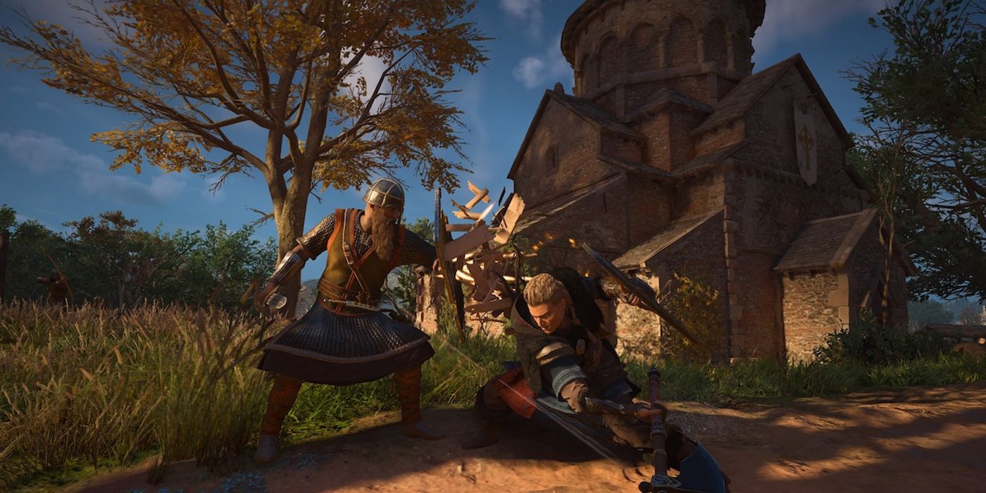 Assassin's Creed Valhalla Eivor crushing shield