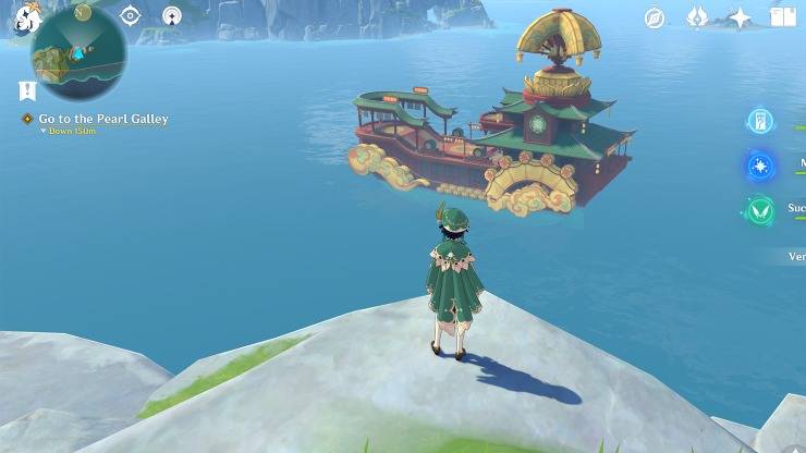 Genshin Impact How To Get To The Pearl Galley And Find Pinghai