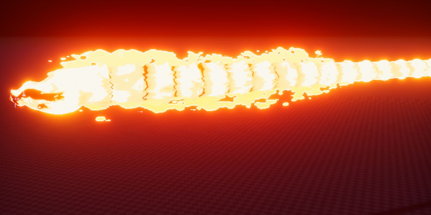 Risk Of Rain 2: Magma Worm Model Within The In-Game Logbook