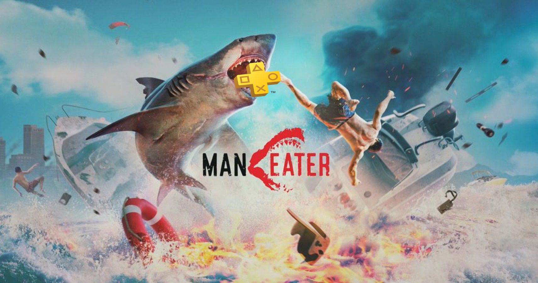 Maneater PlayStation Plus Cover
