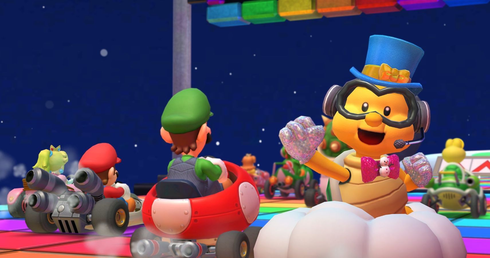 The Night Tour begins in the Mario Kart Tour game