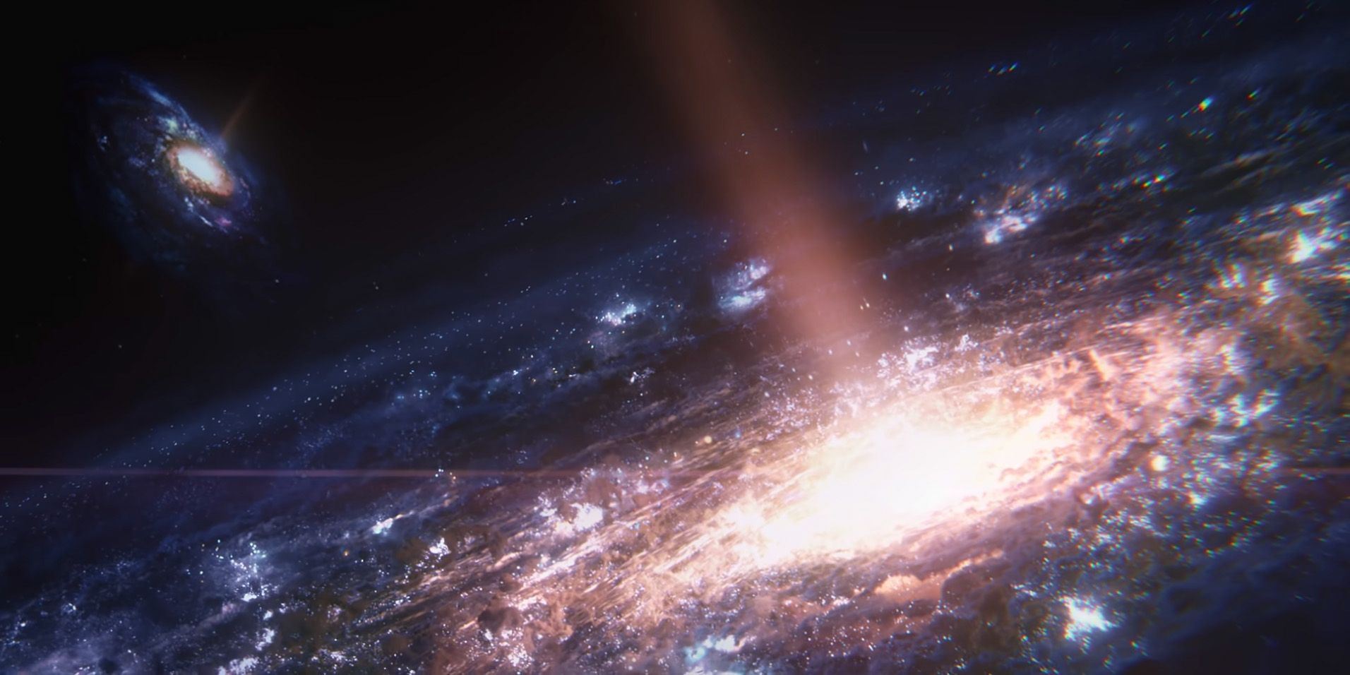 The Milky Way and Andromeda Galaxies in the 2020 Mass Effect Trailer