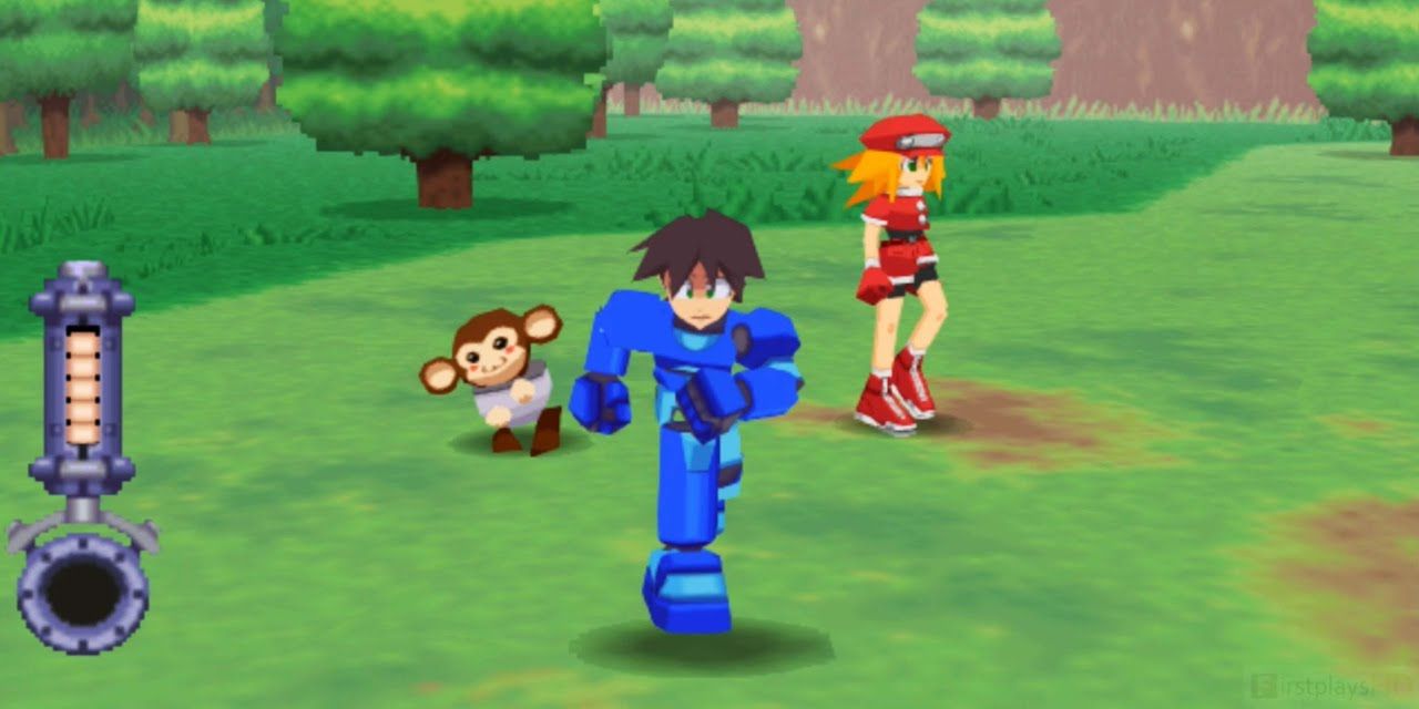 Capcom Mega Man Legends Mega Man Explores