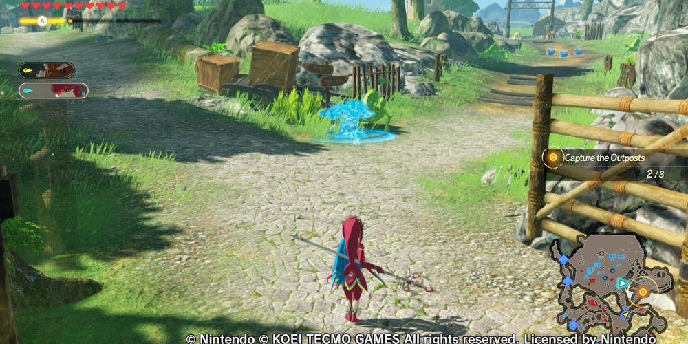 Mipha's strong attack Age of Calamity