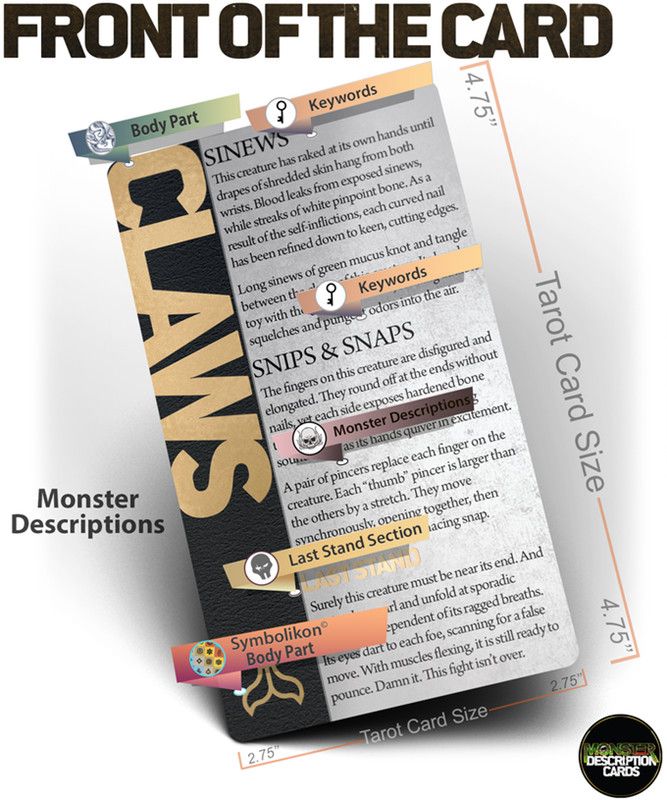 Monster Description Cards Kickstarter article image 2