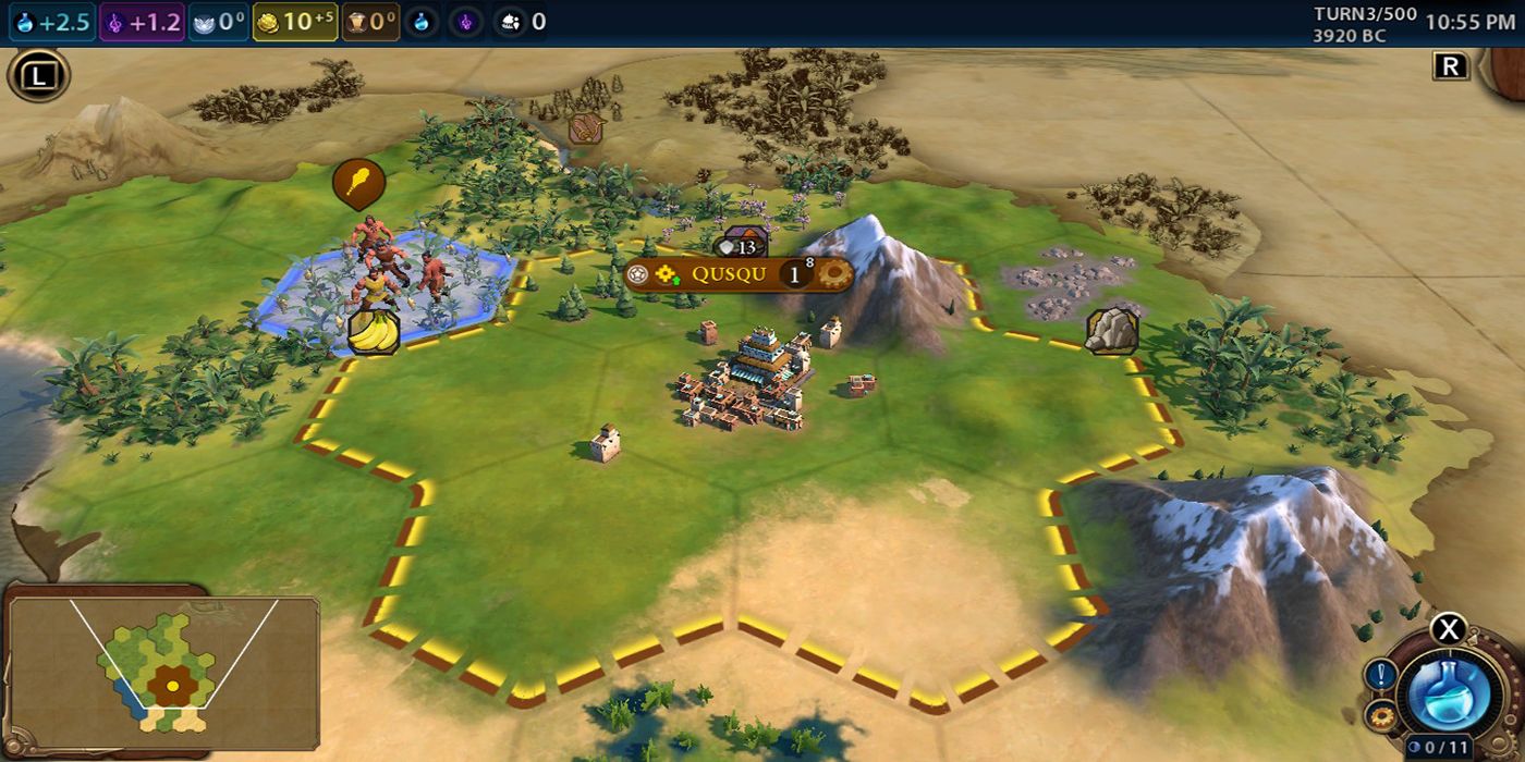 civ 5 settling on resource