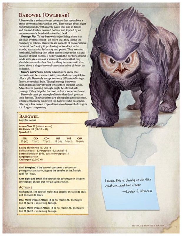 My Dad's Monster Manual release article image 2-