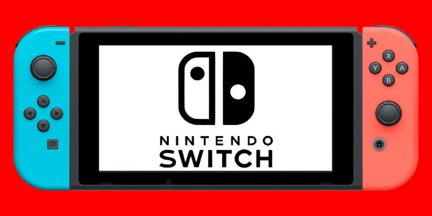 A Nintendo Switch handheld mode