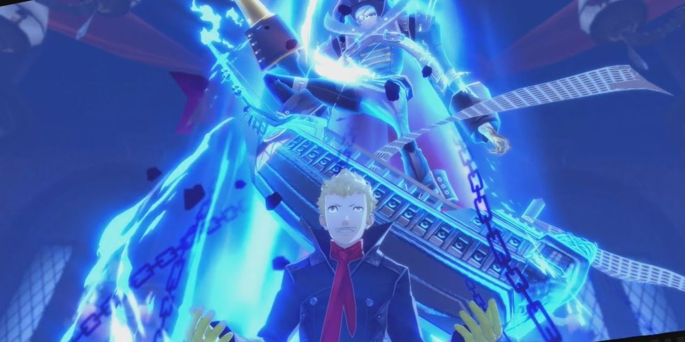 Ryuji and his persona, Captain Kidd, in Persona 5