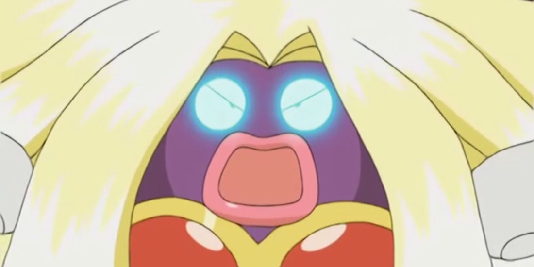 Jynx using its psychic powers from the Pokemon Anime