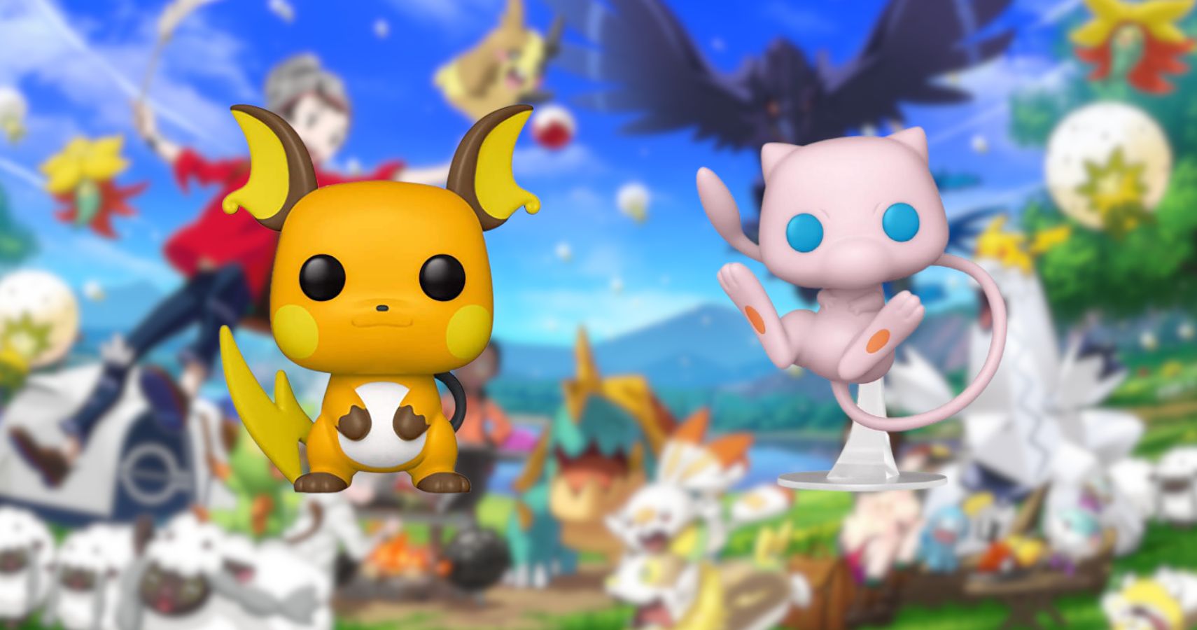 Pokemon Raichu Mew Funko Pop Toys