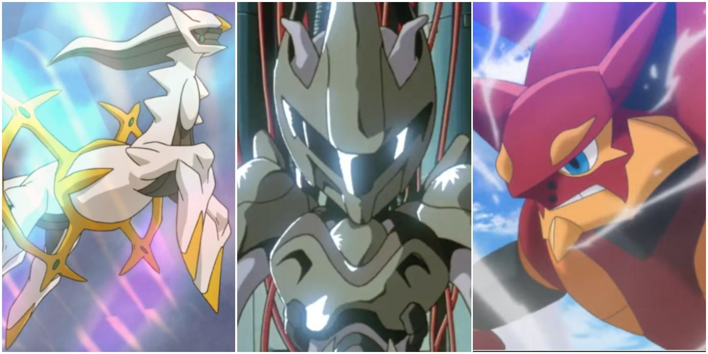 Pokemon Strongest Movies Arceus Mewtwo Volcanion Trio Header