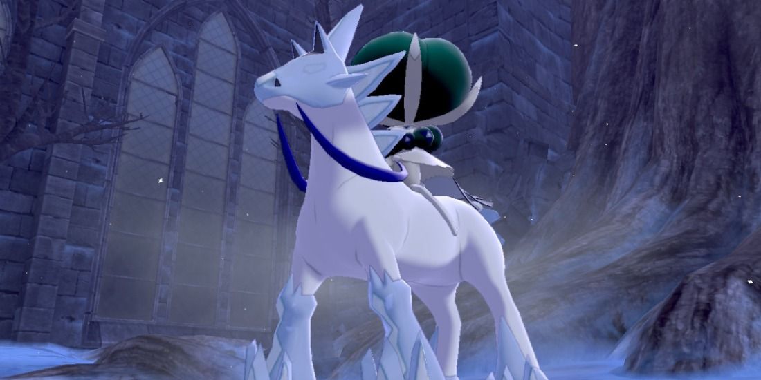 Ice Rider Calyrex on a Glastrier in Pokemon Sword & Shield
