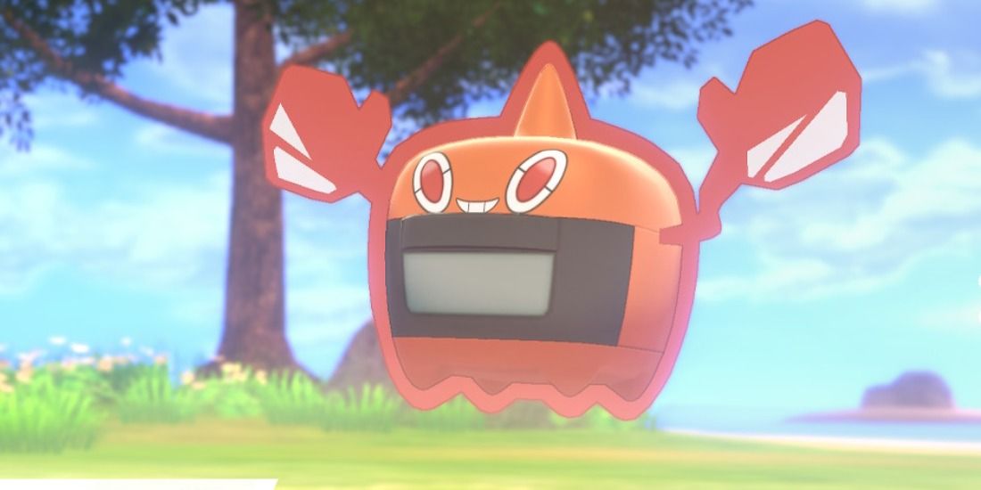 Rotom-H encountered in the wild in Pokemon Sword & Shield