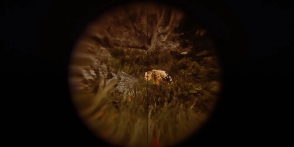 Red Dead Redemption 2 Legendary Bear In Deadeye Crosshairs