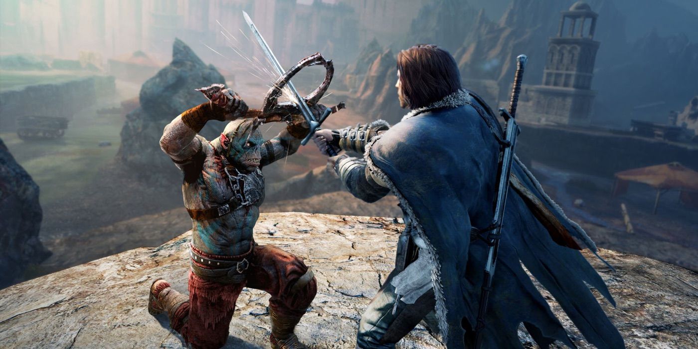 Shadow of Mordor Orc Fight