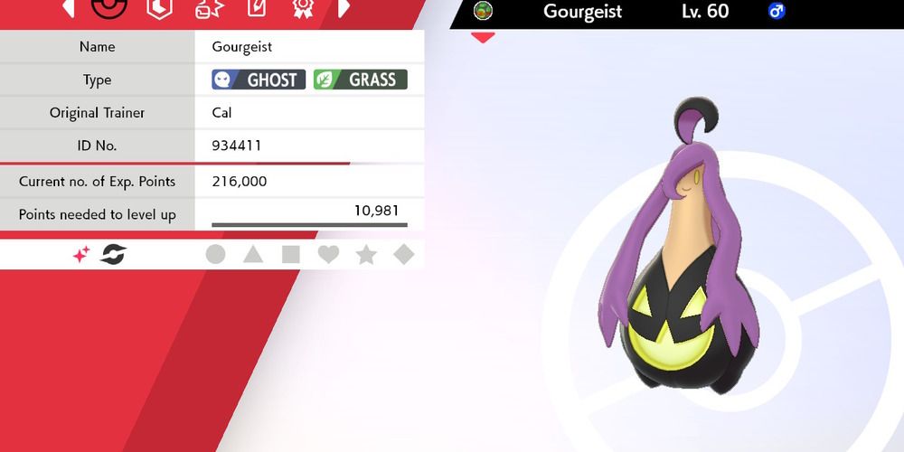 Shiny Gourgeist Sword and Shield