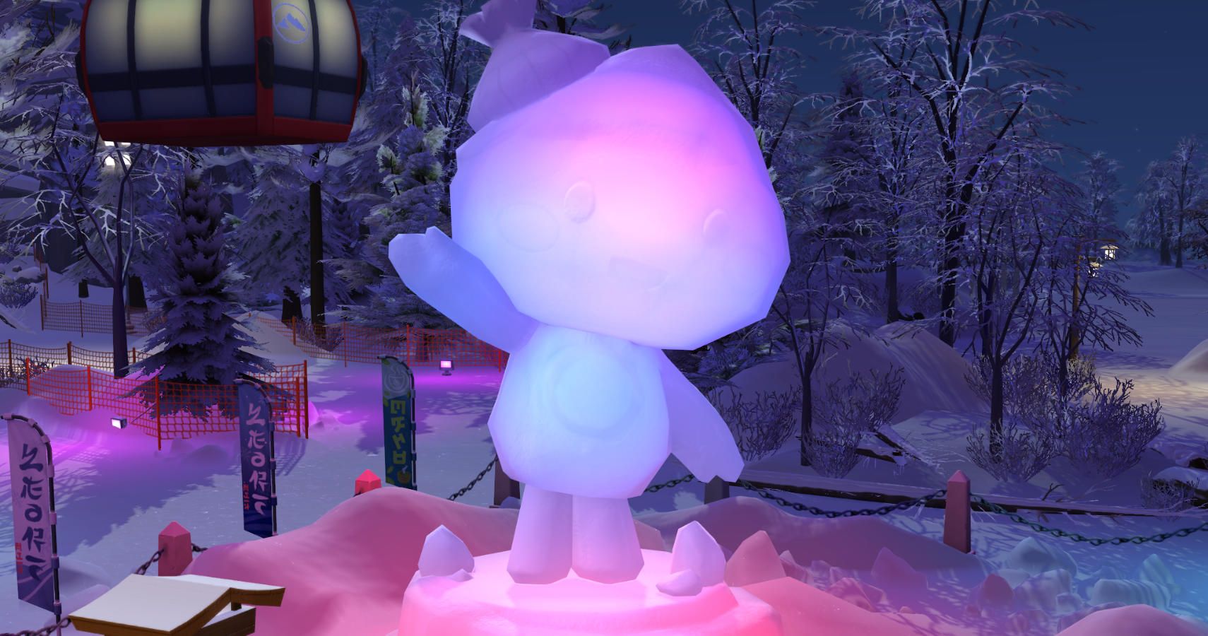 yamachan snow statue