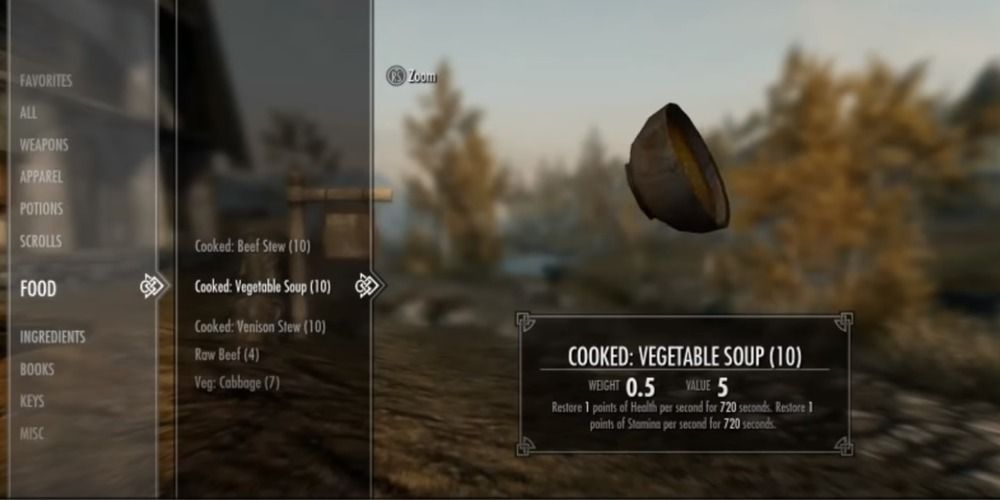 Vegetable Soup in Skyrim