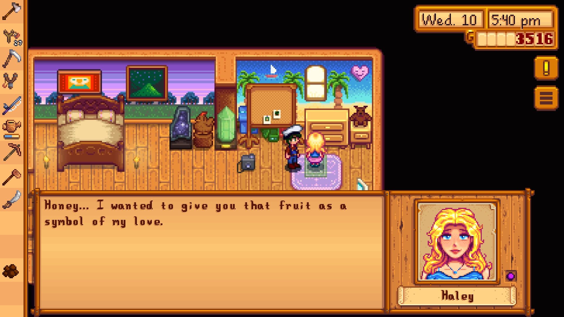 marry haley spouse stardew valley stardrop gift