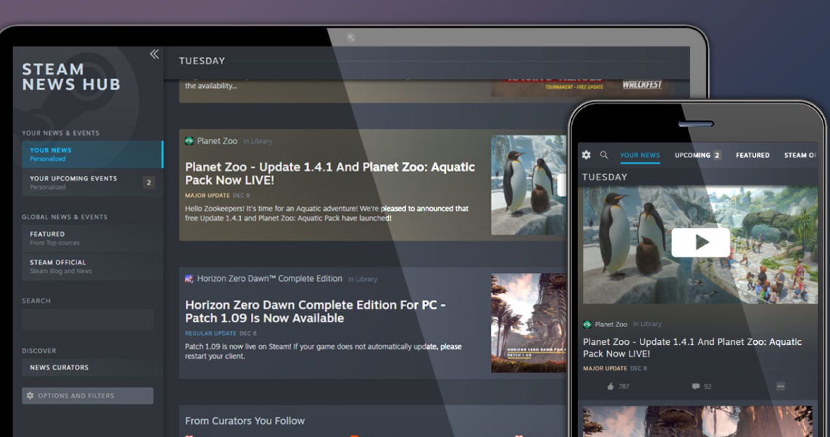 Valve Unveils Personalized News Hub In Steam