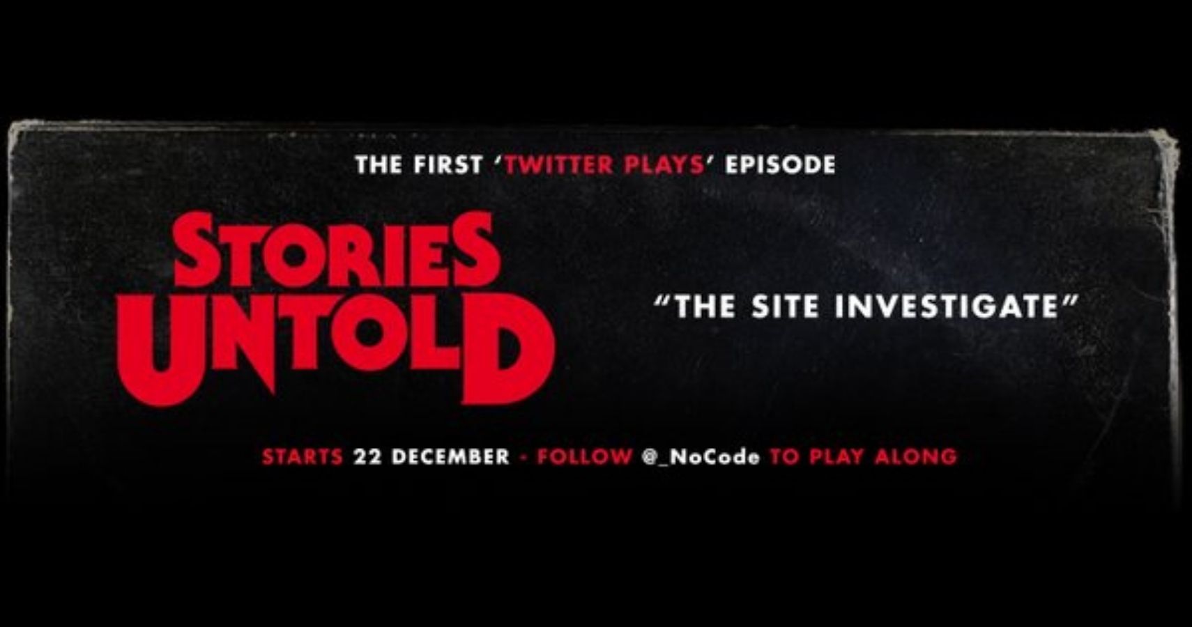 Stories Untold Live Twitter Game feature image