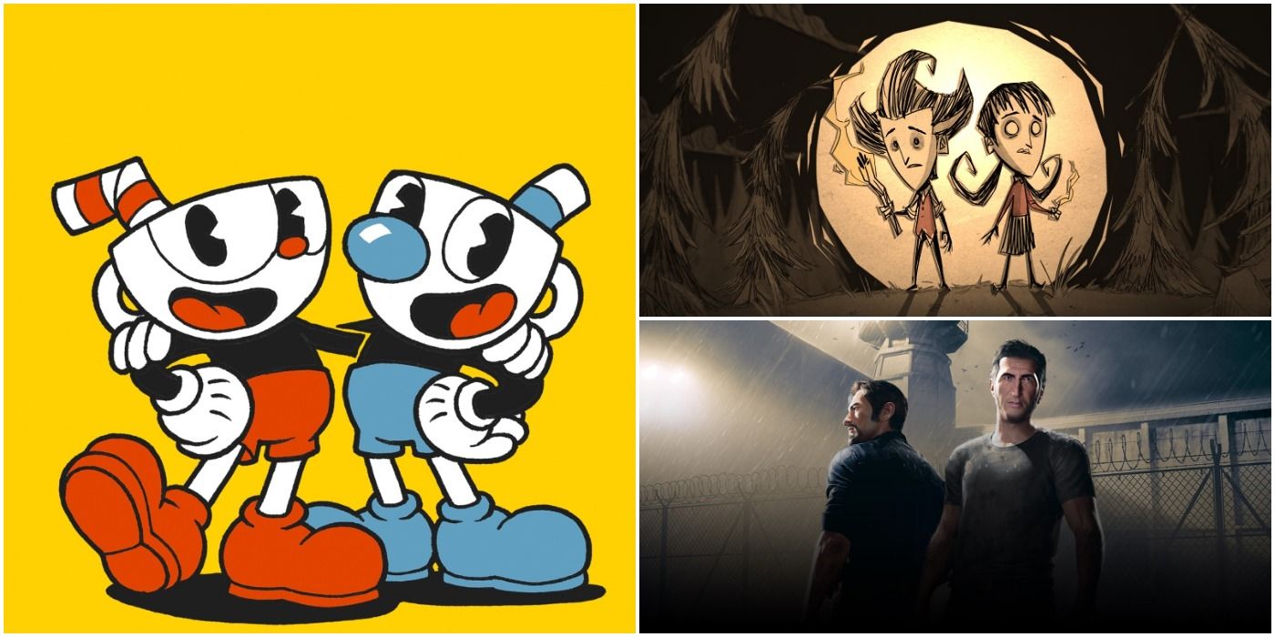 Cuphead, a way out, don't starve together