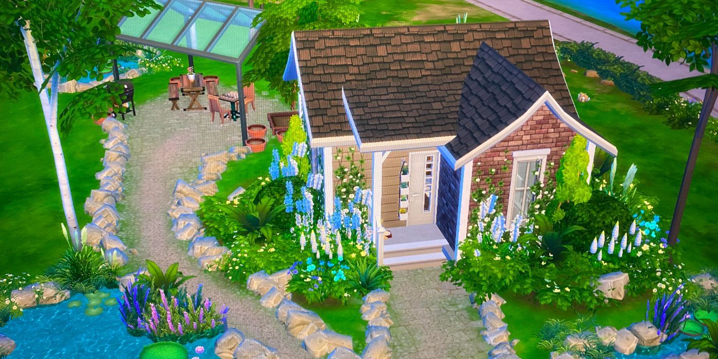 The Sims 4 tiny home gardens