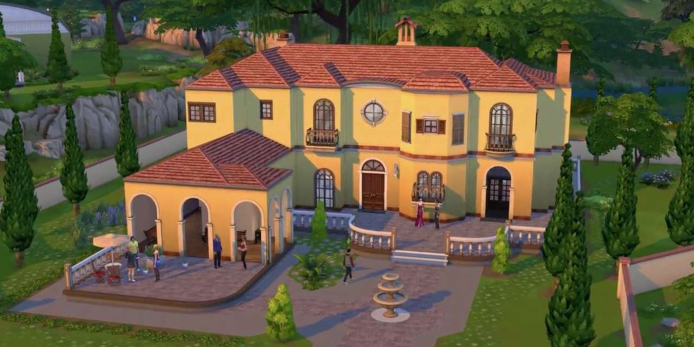 The Sims 4 mansion build