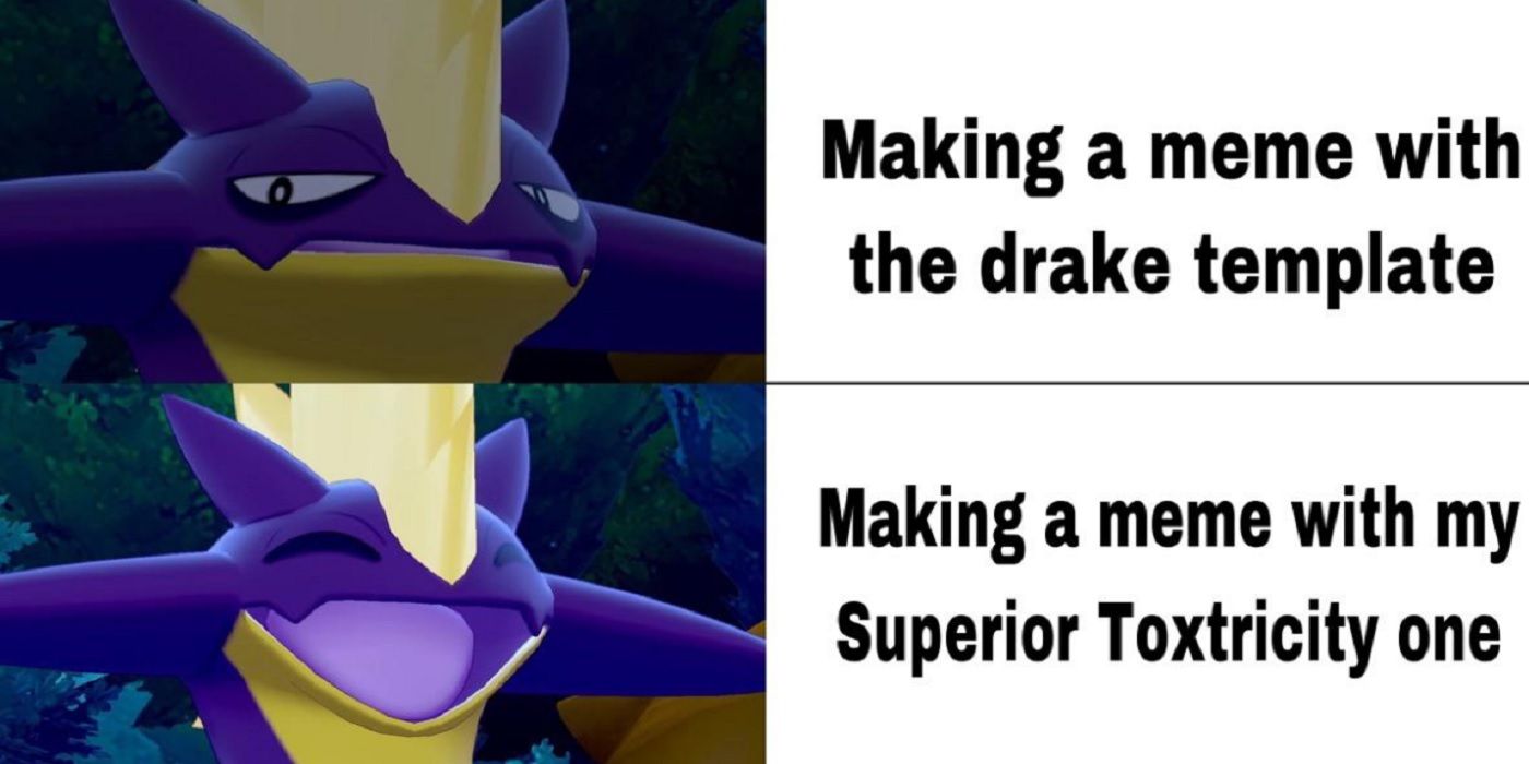 Toxtricity Pokémon Sword and Shield Drake Meme