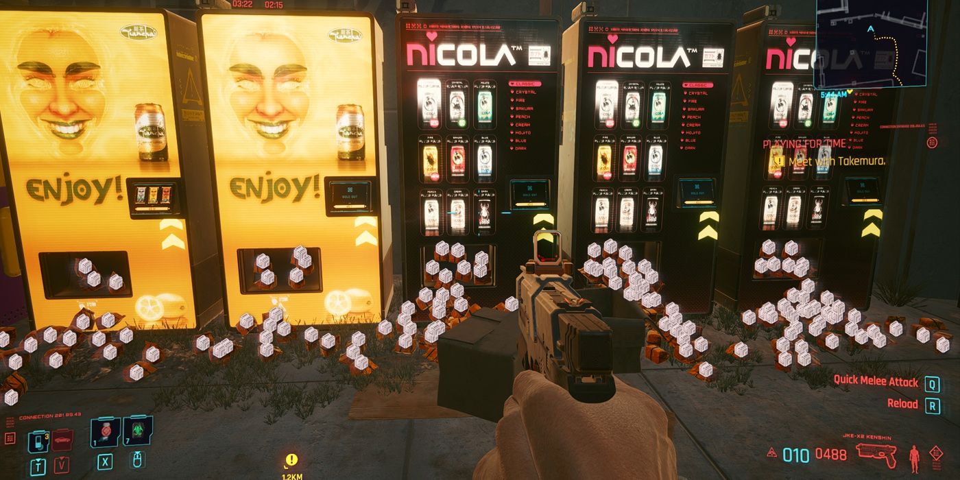 Cyberpunk 2077: How Easily Players Can Abuse The Crafting System Just Buy Using The In-Game Vending Machines