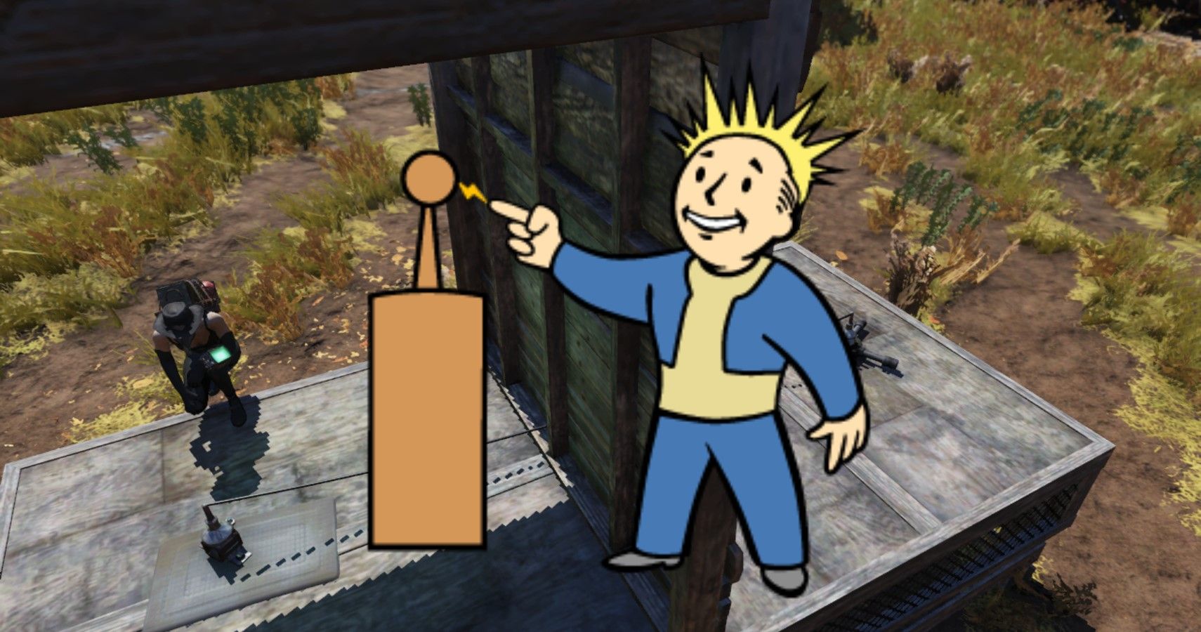 Fallout 4 как провести электричество к лампочке фото 22