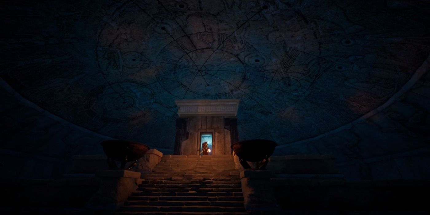 Great Sphinx Isu entrance in Assassin's Creed Origins