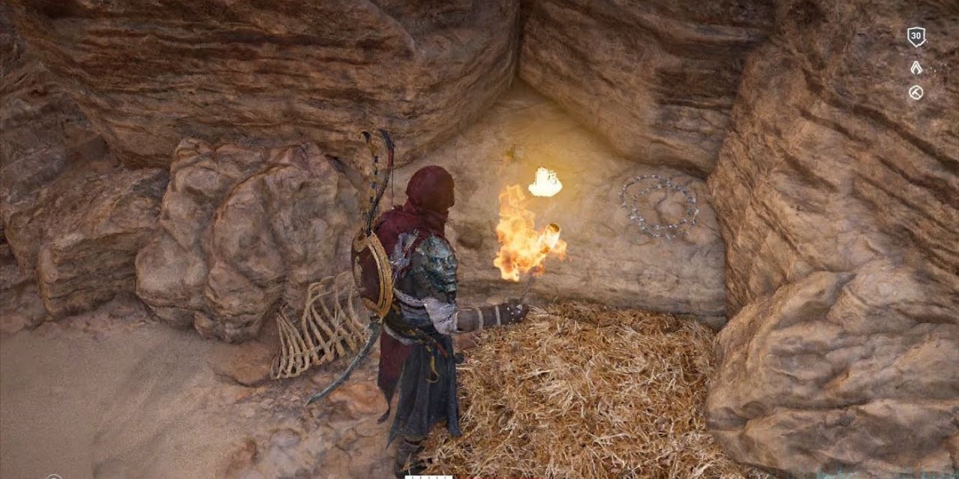 Silica in the tombs in Assassin's Creed Origins