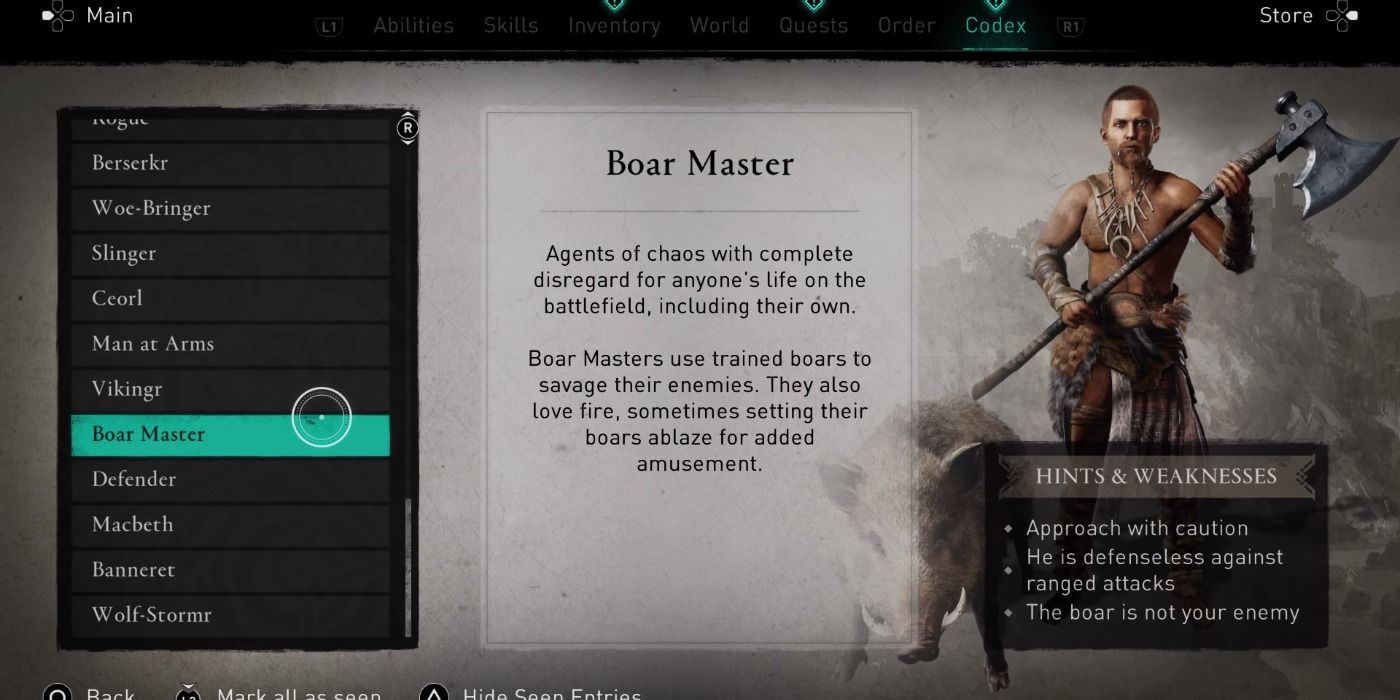 Boar Master in Assassin's Creed Valhalla