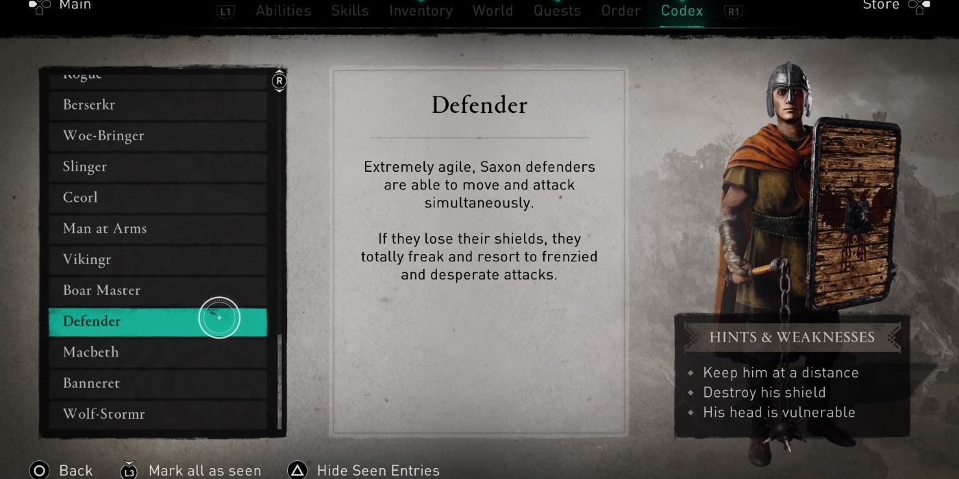 Defender in Assassin's Creed Valhalla