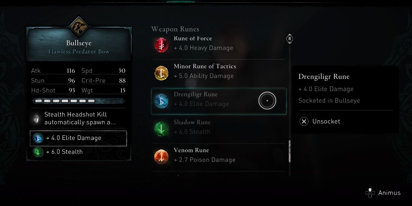 Drengiligr Rune in Assassin's Creed Valhalla