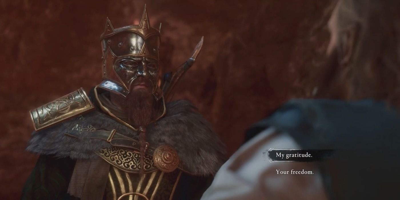Dwarf Blacksmith decision in Assassin's Creed Valhalla
