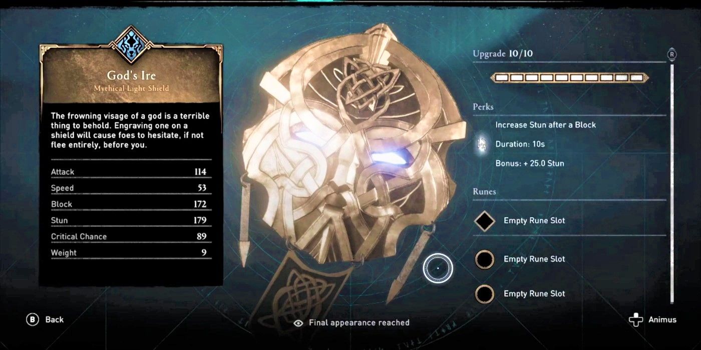 God's Ire Light Shield in Assassin's Creed Valhalla