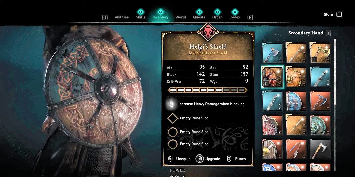 Helgi's Shield Light Shield in Assassin's Creed Valhalla