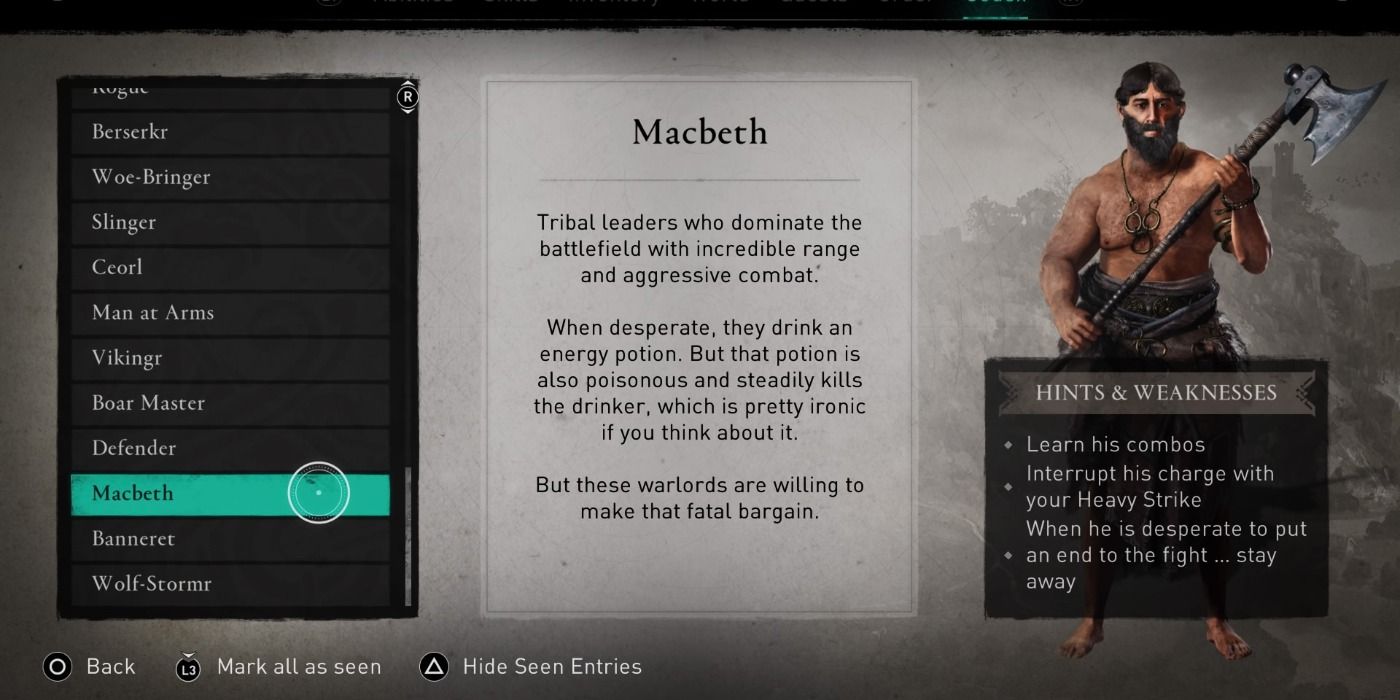 Macbeth in Assassin's Creed Valhalla