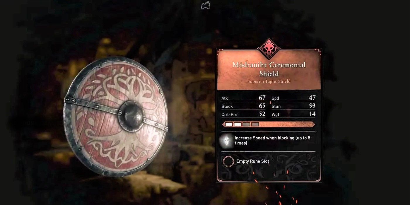 Modraniht Ceremonial Shield Light Shield in Assassin's Creed Valhalla