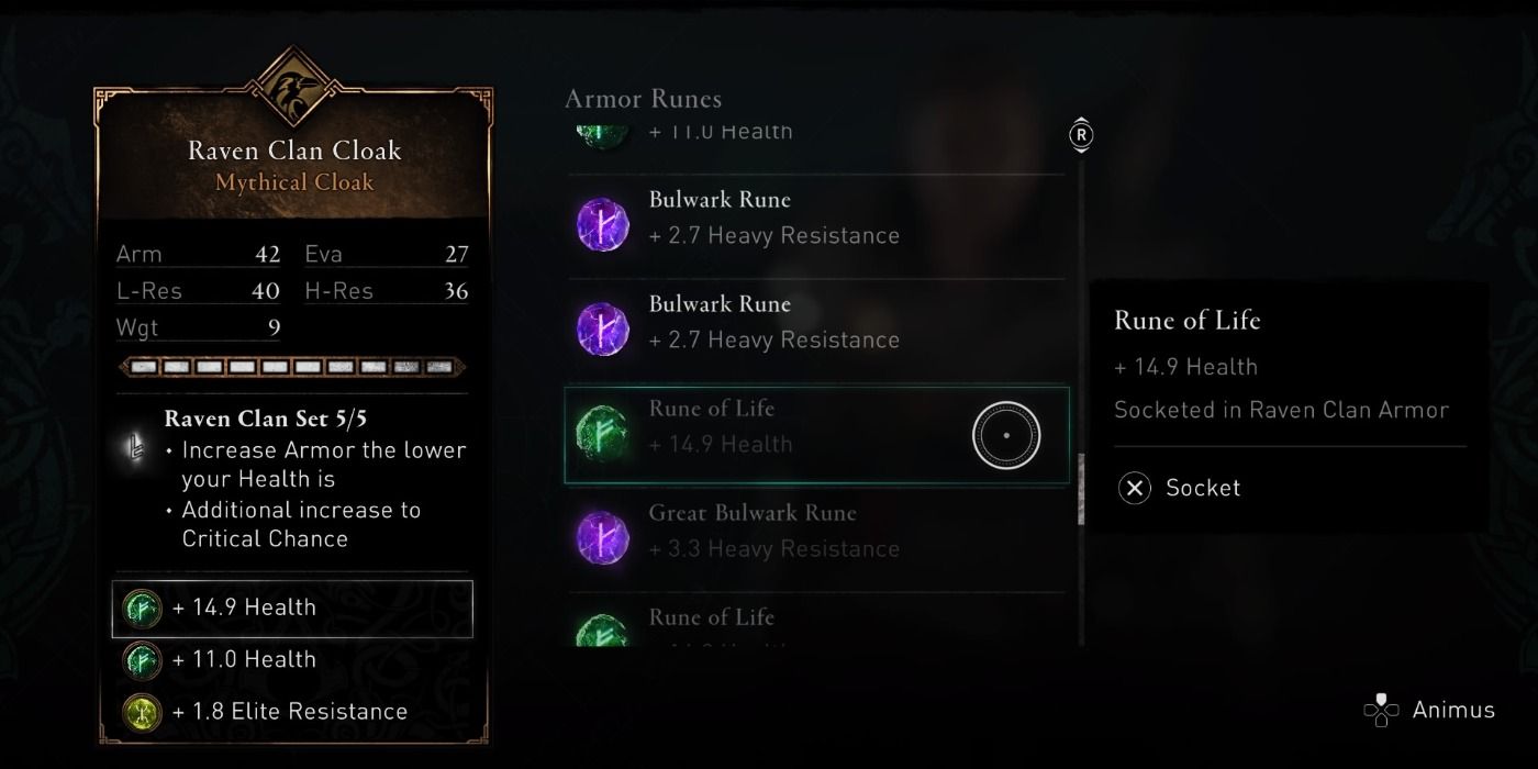 Rune of Life in Assassin's Creed Valhalla