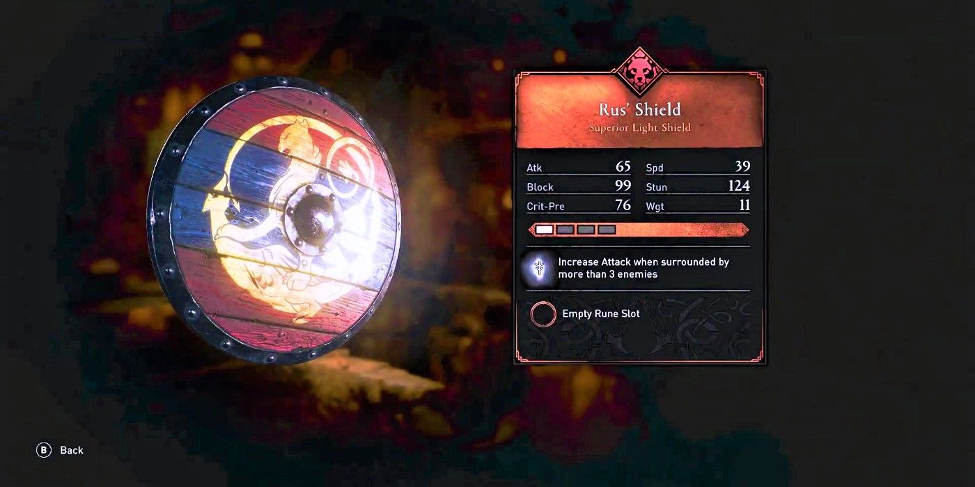 Rus' Shield Light Shield in Assassin's Creed Valhalla